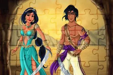 Aladdin Jasmine jigsaw puzzle