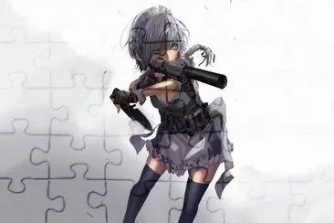 anime girl jigsaw puzzle