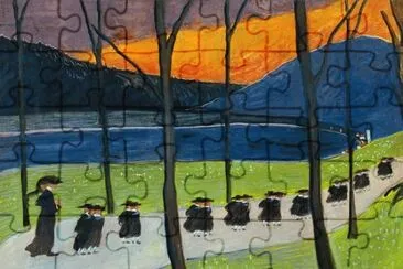 Painting from Marianne van Werefkina    Autumn