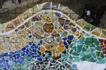 Parque de Guell   Gaudi   Barcelona jigsaw puzzle