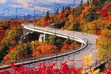 Blue Ridge Parkway, North Carolina jigsaw puzzle