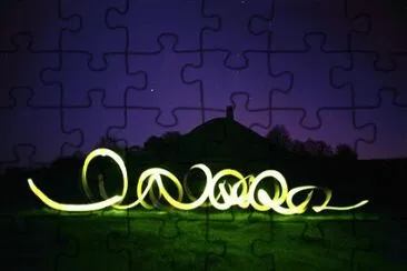 night neon jigsaw puzzle