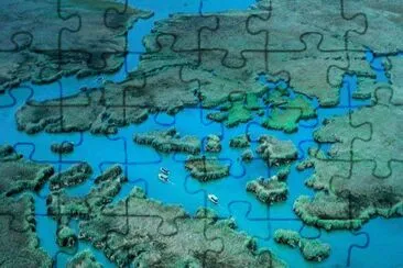 blue jigsaw puzzle