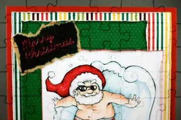 Merry Christmas from Surfing Santa