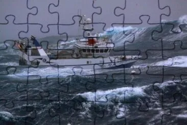 Storm from last week on the Northsee jigsaw puzzle