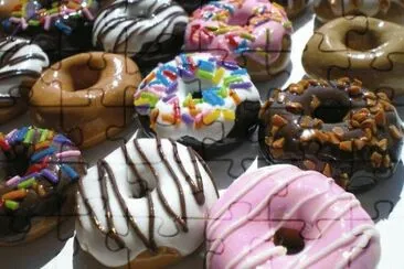 donuts jigsaw puzzle