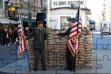 Checkpoint Charlie  Berlin jigsaw puzzle