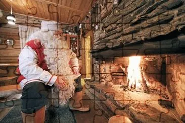 Santa Claus in Lapland jigsaw puzzle