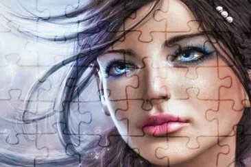 Rostro mujer 7 jigsaw puzzle