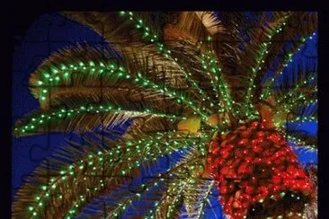 פאזל של Christmas Palm Tree