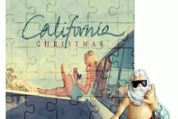 California Christmas jigsaw puzzle