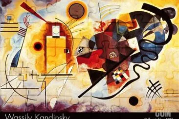 Wassily Kandinsky  Yellow Red and Blue jigsaw puzzle