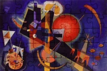 Wassily Kandinsky in Blue jigsaw puzzle