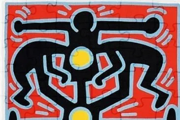 Painting Keith Haring