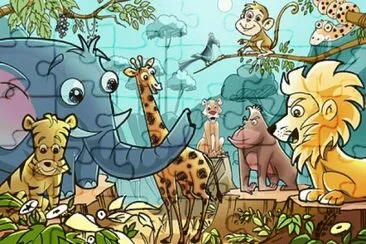 Animals in the Forest