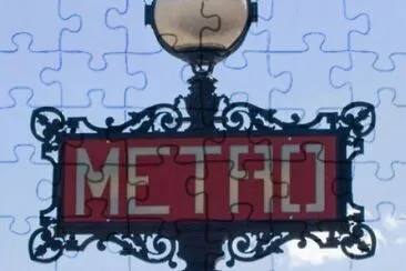 Metro sign  Paris