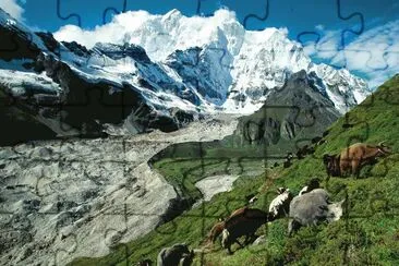 Glacier in Tibet