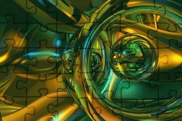 Abstract jigsaw puzzle