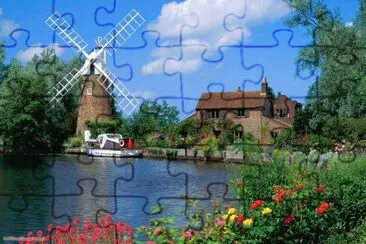 Windmill at the Lake
