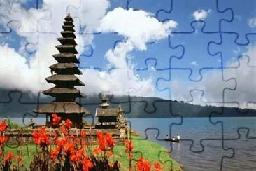 Ulun Danu Temple  Lake Bratan  Bali