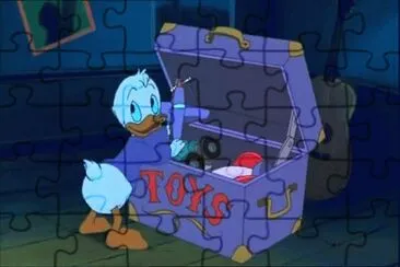 Dewey Searching the Toy Box-Disney jigsaw puzzle