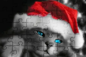 Christmas Cat jigsaw puzzle