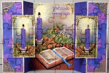 Season Greetings Fold Out Card