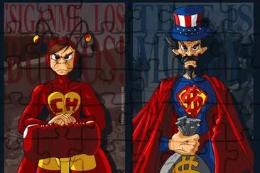 chapolin vs super man jigsaw puzzle