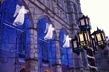 Angel Lights at Notre Dame Basilica-Montreal