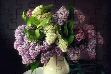 Lilac in Vase jigsaw puzzle