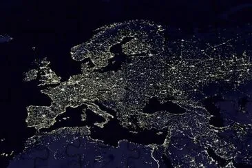 פאזל של Europe seen from Space