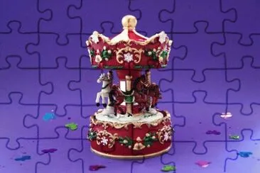 Musical Christmas Carousel jigsaw puzzle