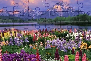 Flowerfull Background  Colorado  USA jigsaw puzzle