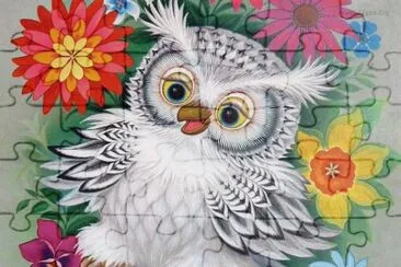 Owl abstract