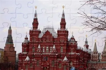 Historical Museum  Red Square  Moscow jigsaw puzzle