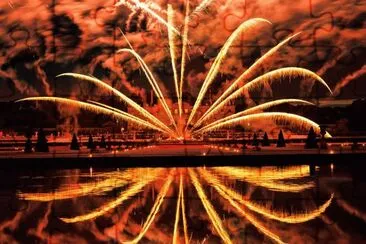 fireworks over water jigsaw puzzle