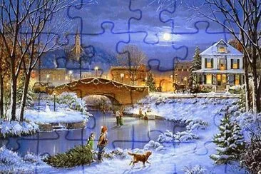 holiday jigsaw puzzle