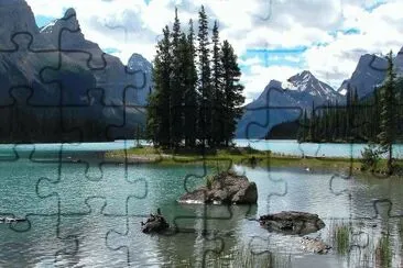 Spirit Island Jasper Nat. Park  Canada