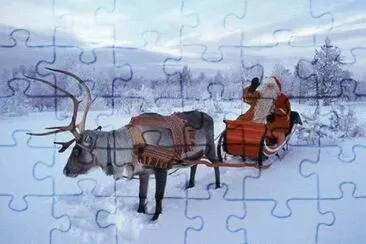 Santa with Rendeer