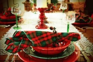 christmas dinner jigsaw puzzle