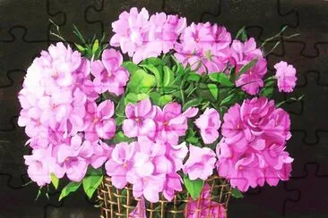 cesto de flores jigsaw puzzle