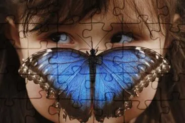 MORPHO AZUL jigsaw puzzle