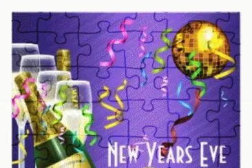 New Years Eve Party Invitation jigsaw puzzle