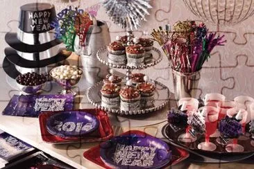 2014 New Years Party Table