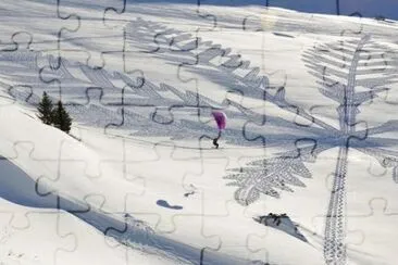 Snow art jigsaw puzzle