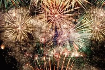 Fireworks  01 january 2014 jigsaw puzzle