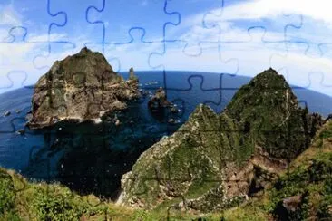 Liancourt Rocks in the Japanese Sea jigsaw puzzle