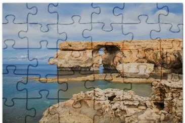 Azure window Rock Gozo Island  Malta jigsaw puzzle