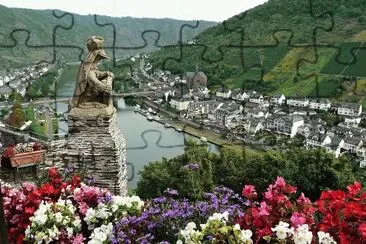 Mosel view  Rheinland Pfalz  Germany jigsaw puzzle