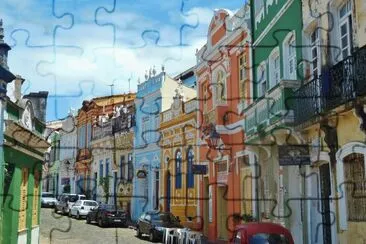 Colorfull street in Brasil jigsaw puzzle